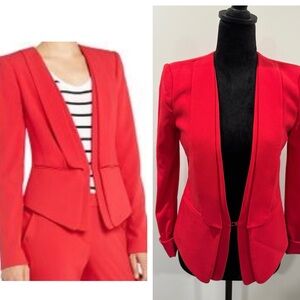 EUC‼️BCBGMaxAzria “ALEX” Blazer in Lipstick Red -Size XS